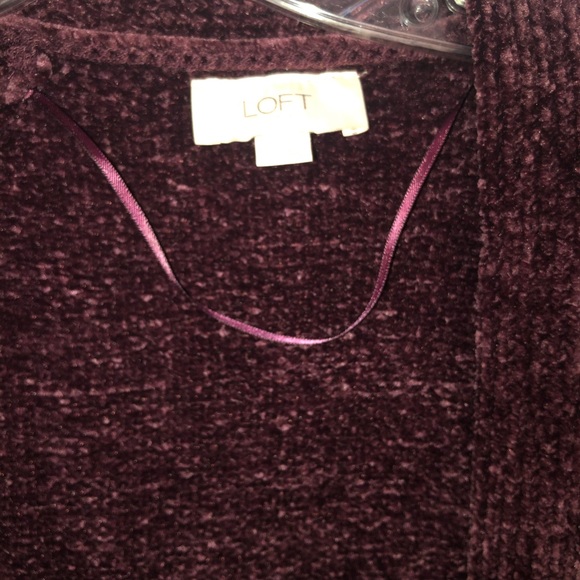 Loft Chenille Cardigan, Size XS - Picture 2 of 4